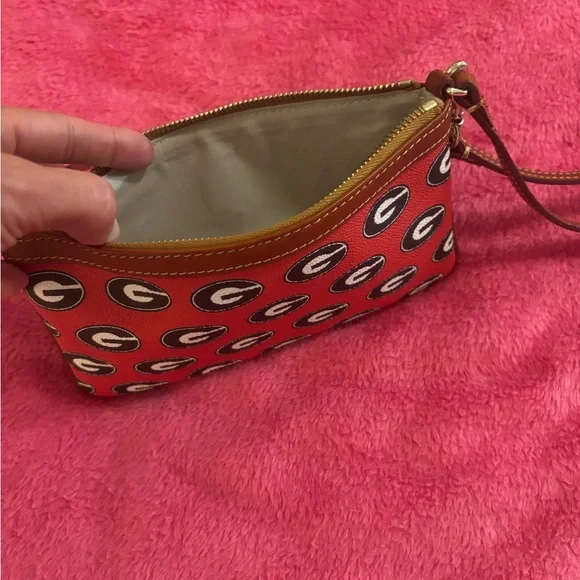 COPY - Dooney & Bourke Red Georgia Bulldog wristlet bag - Picture 5 of 6
